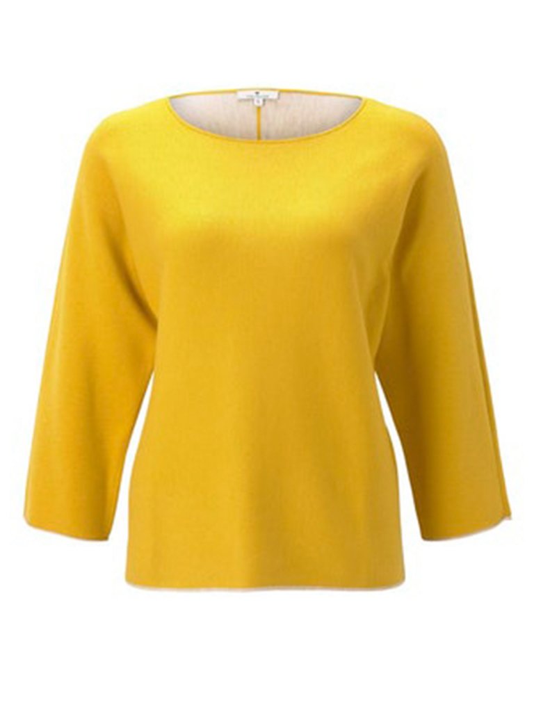 TOM TAILOR Pullover gelb | L