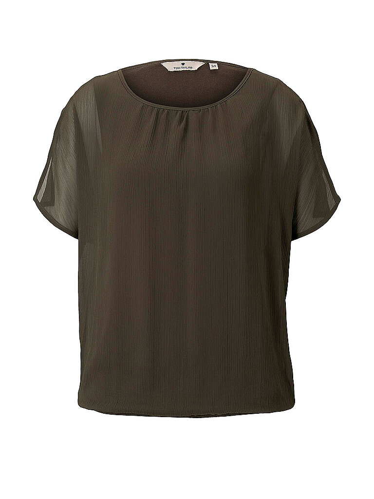 TOM TAILOR Blusenshirt olive | 36