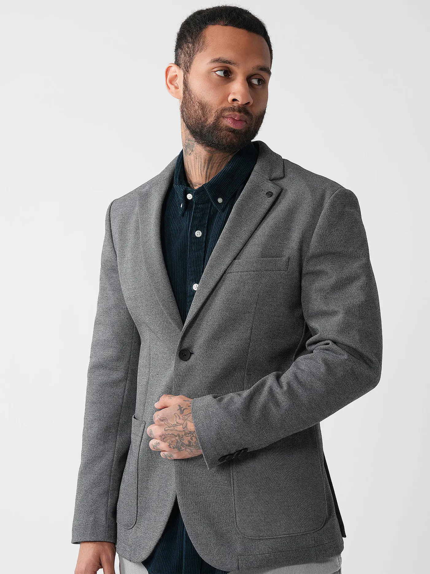 TOM TAILOR | Blazer | grau
