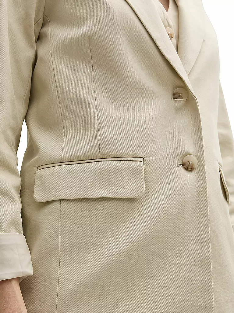 TOM TAILOR | Blazer | creme