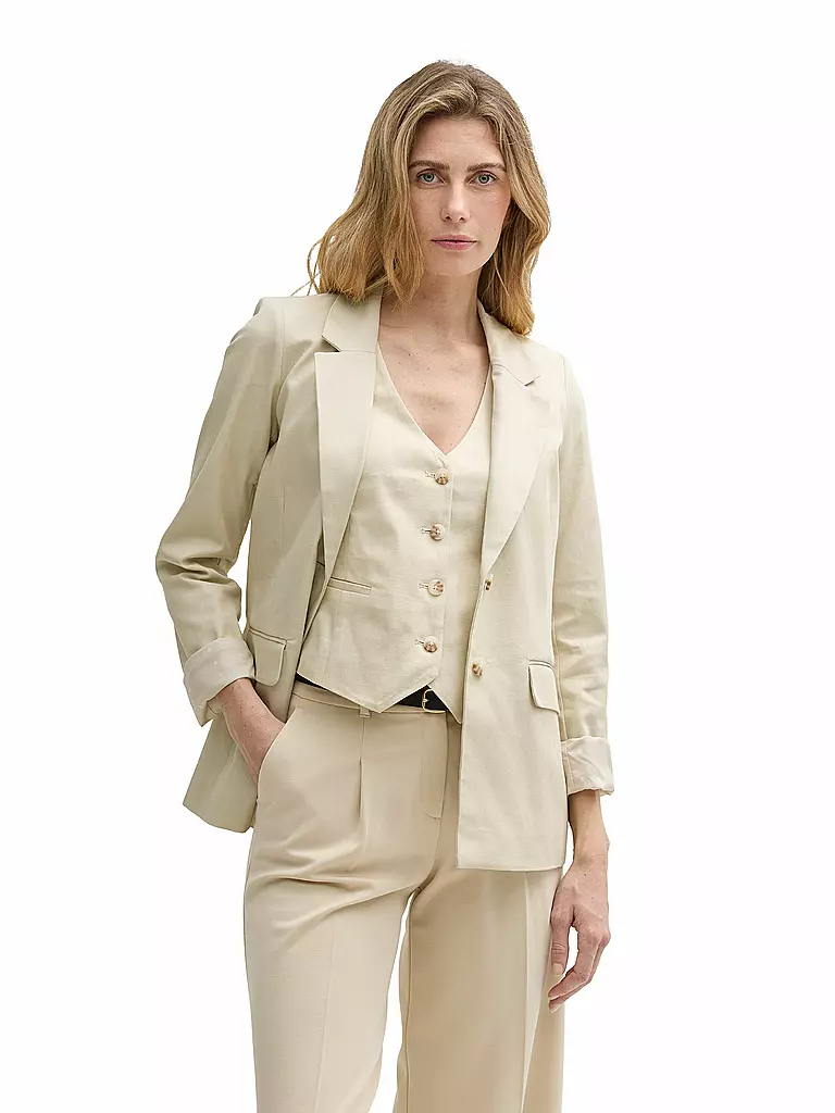 TOM TAILOR | Blazer | creme
