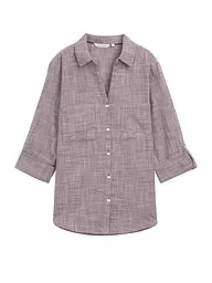 TOM TAILOR | Bluse  | dunkelrot