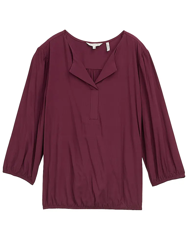 TOM TAILOR | Bluse  | dunkelrot