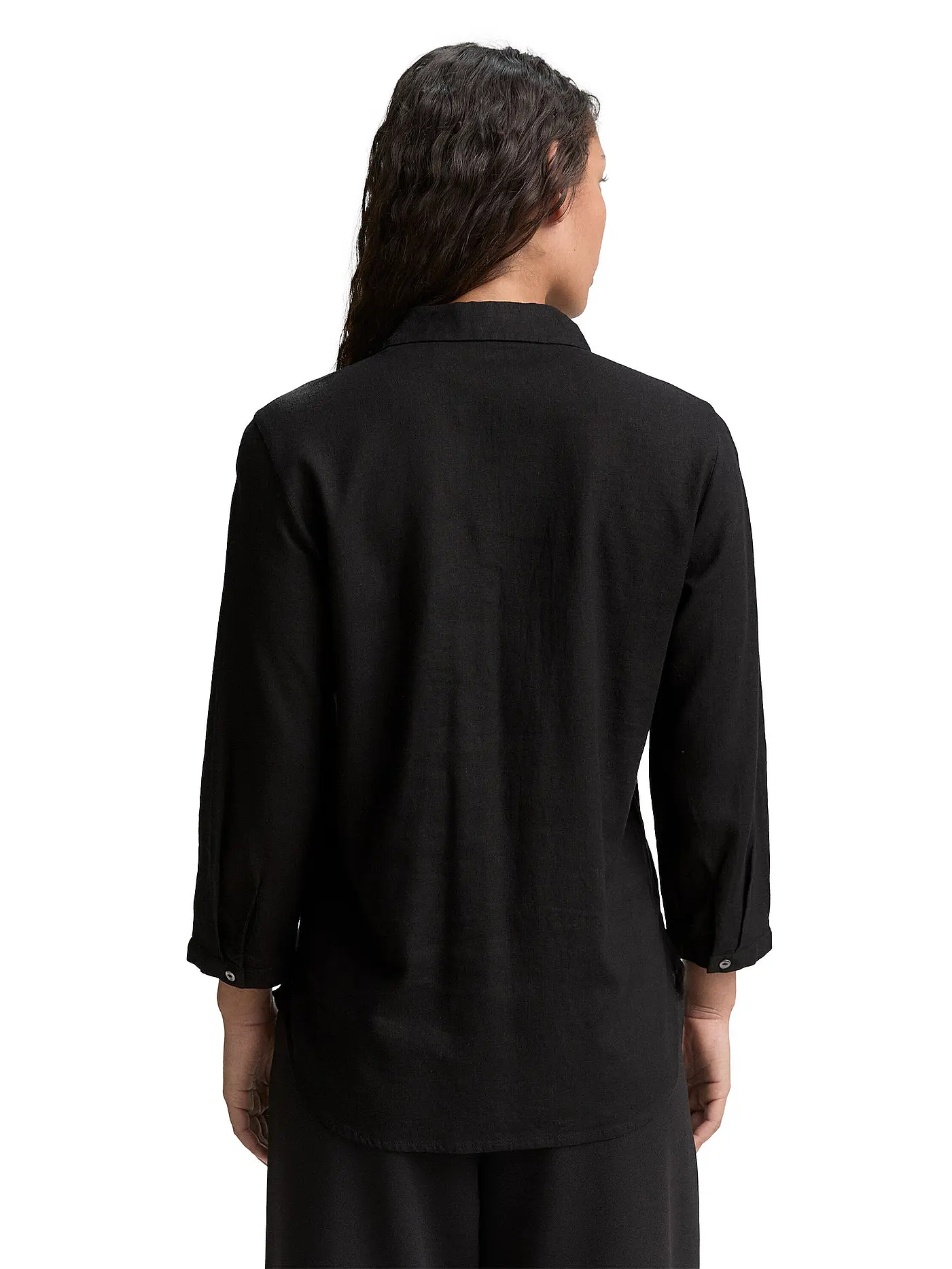 TOM TAILOR | Bluse  | schwarz