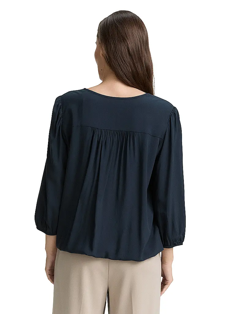 TOM TAILOR | Bluse  | dunkelblau