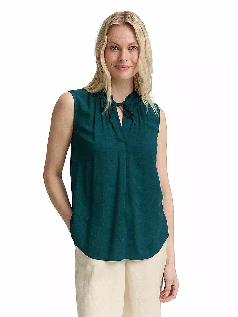 TOM TAILOR | Bluse  | petrol