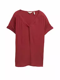 TOM TAILOR | Bluse  | dunkelrot