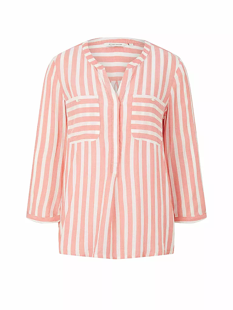 TOM TAILOR Damen Bluse Oversize – Leichte Popeline-Bluse Mit Bindebändchen
