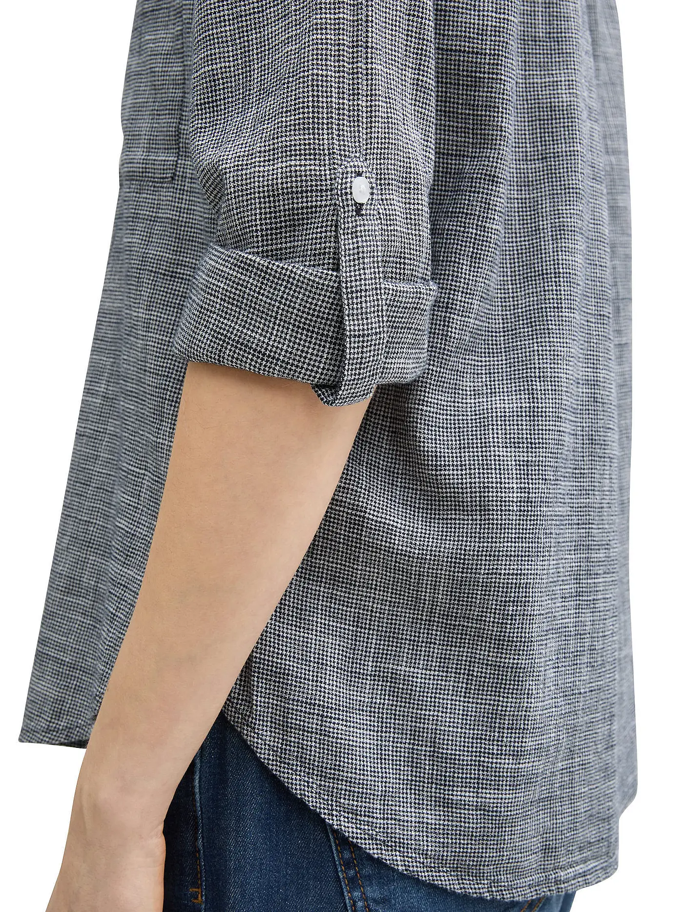 TOM TAILOR | Bluse | dunkelblau