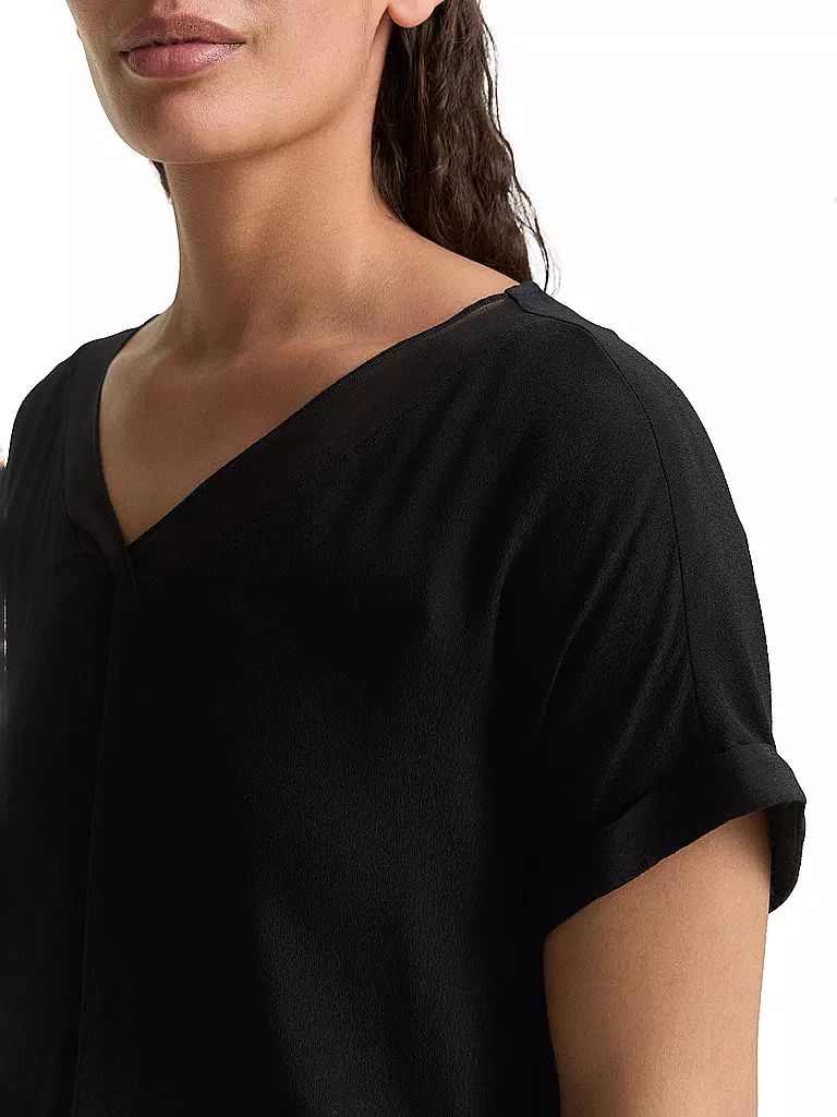 TOM TAILOR | Bluse | dunkelrot