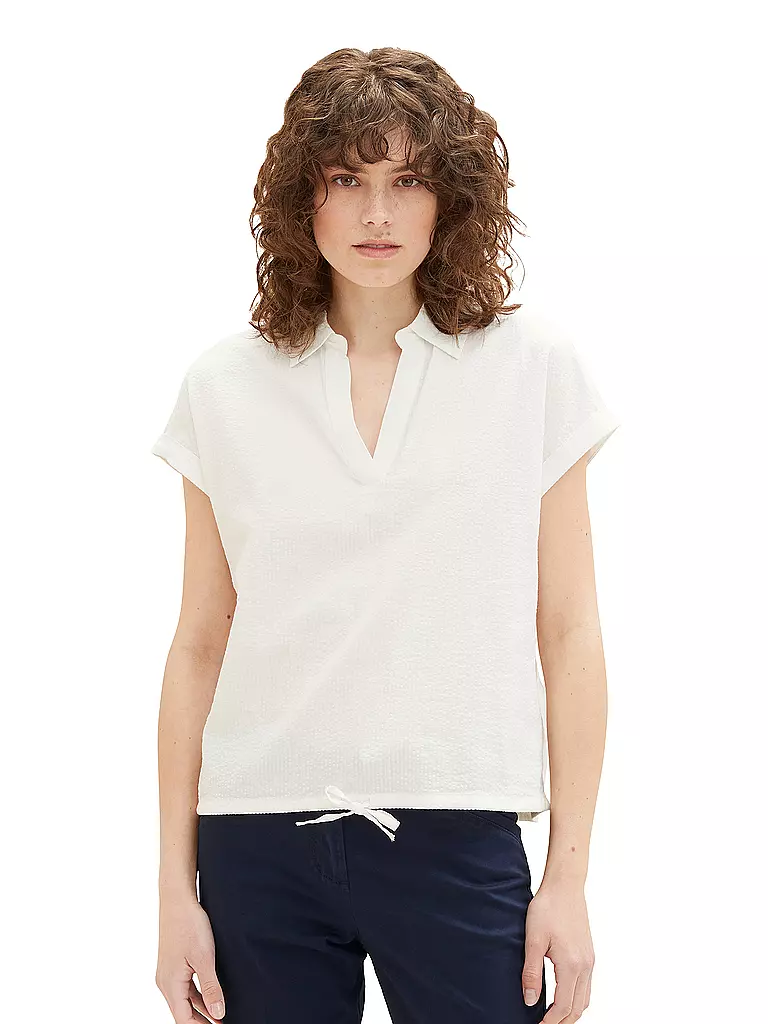 Shirt Bluse Tom Tailor Oberteil Gestreift Weiß Blau 36 Bis 44 (7 067