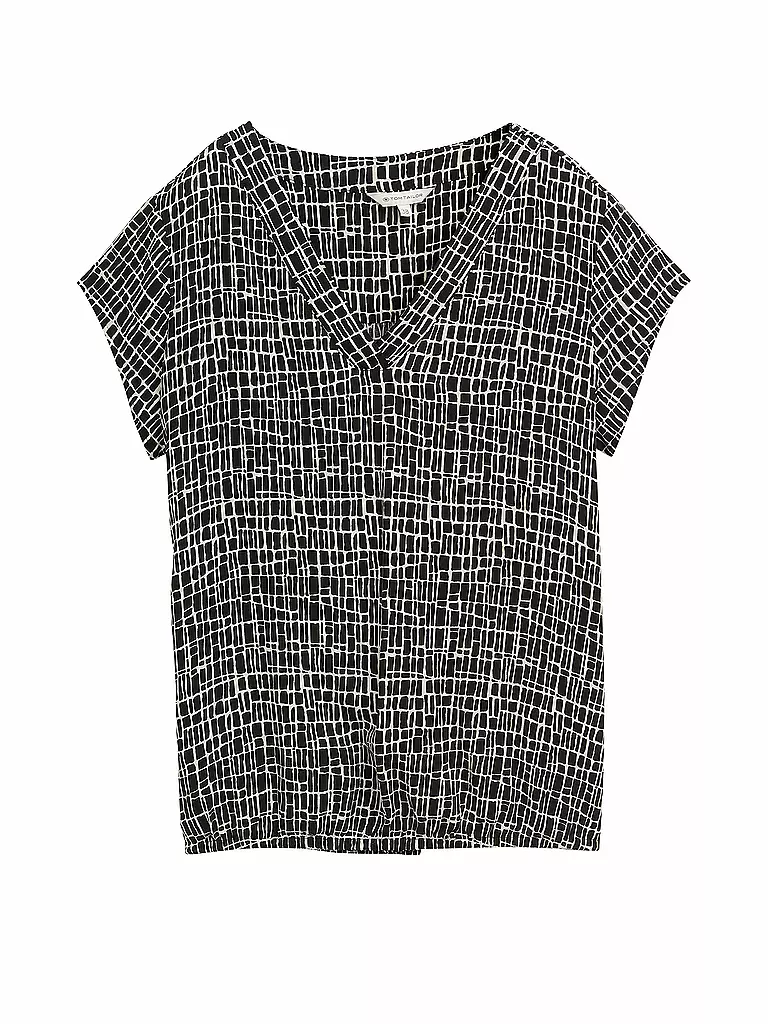 TOM TAILOR | Blusenshirt  | schwarz