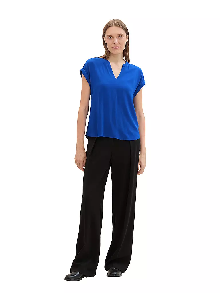 TOM TAILOR | Blusenshirt  | blau