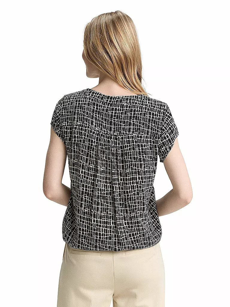 TOM TAILOR | Blusenshirt  | schwarz