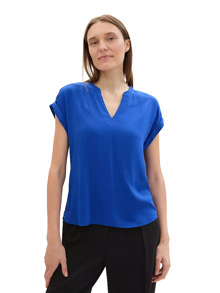 TOM TAILOR | Blusenshirt  | blau