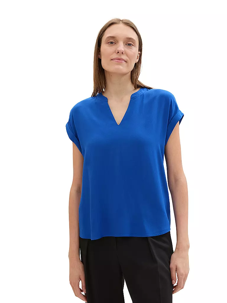 TOM TAILOR | Blusenshirt  | blau
