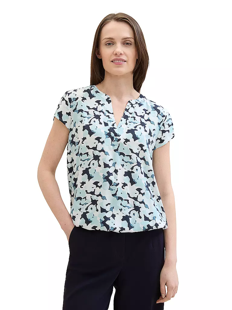 TOM TAILOR | Blusenshirt | dunkelgrün