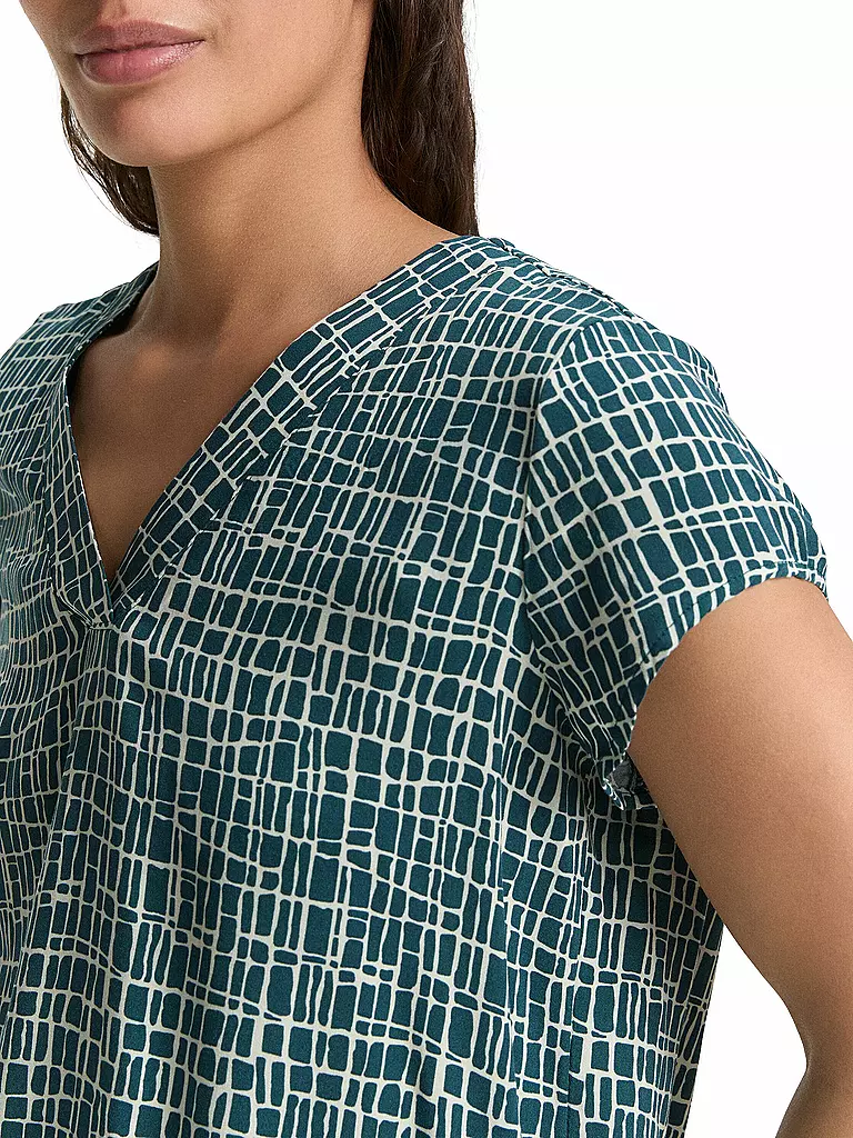 TOM TAILOR | Blusenshirt | schwarz