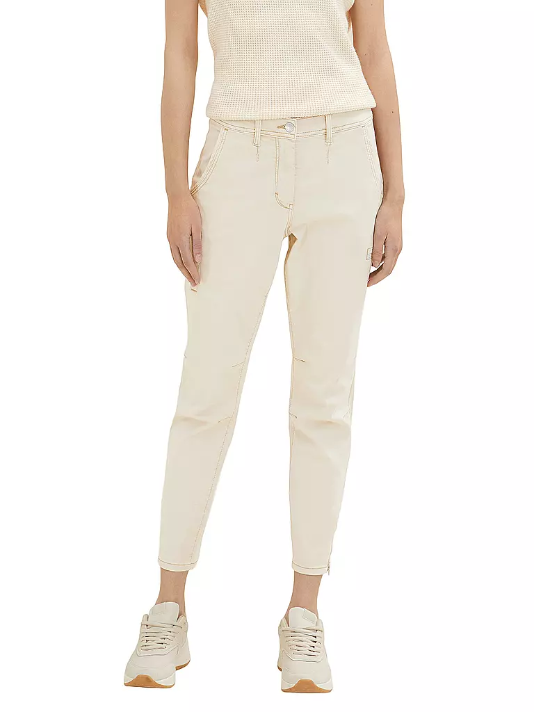TOM TAILOR | Cargohose 7/8 | beige