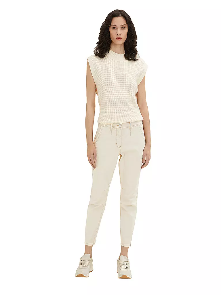 TOM TAILOR | Cargohose 7/8 | beige