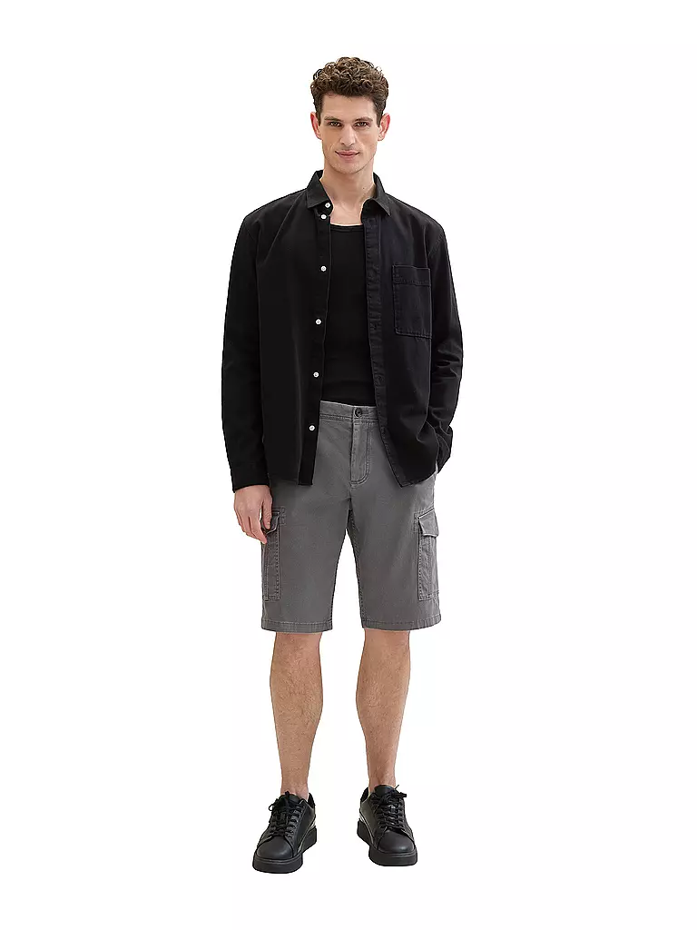 TOM TAILOR | Cargoshorts | grau