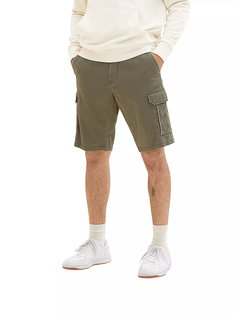 TOM TAILOR | Cargoshorts | olive