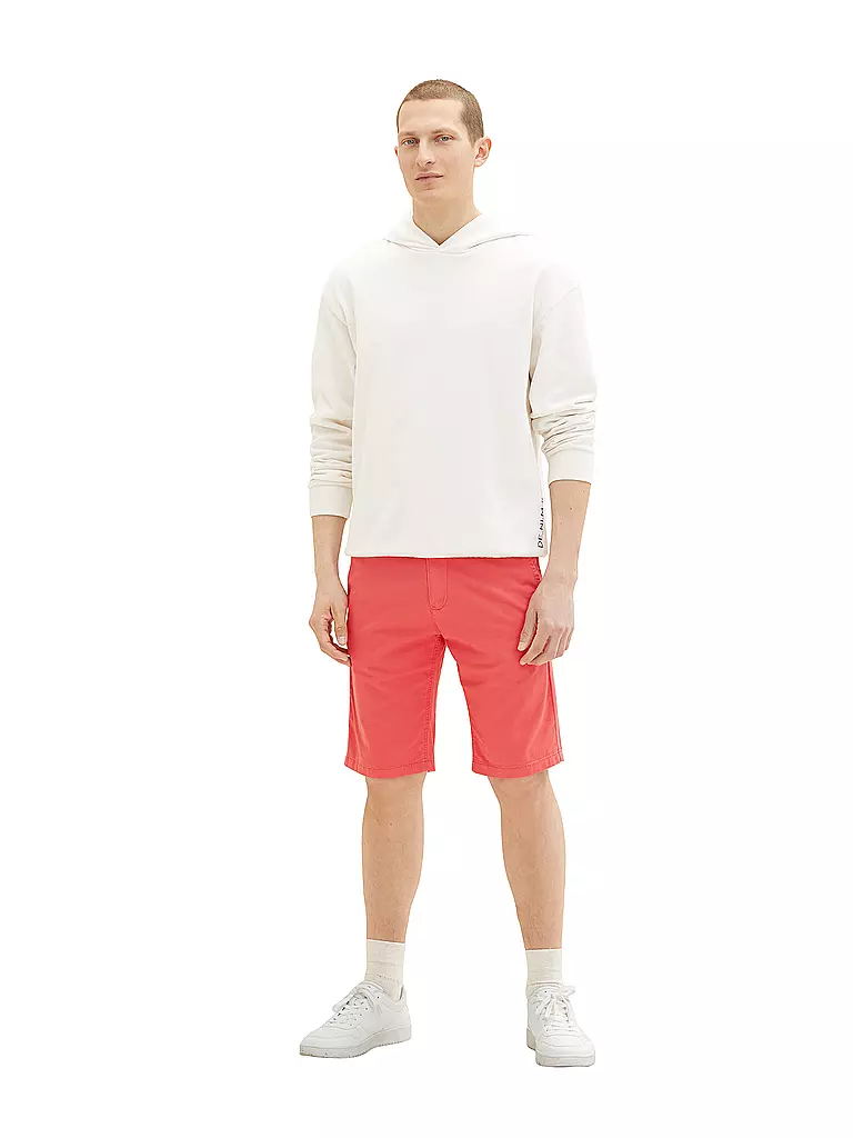 TOM TAILOR | Chino Shorts Slim Fit  | rot