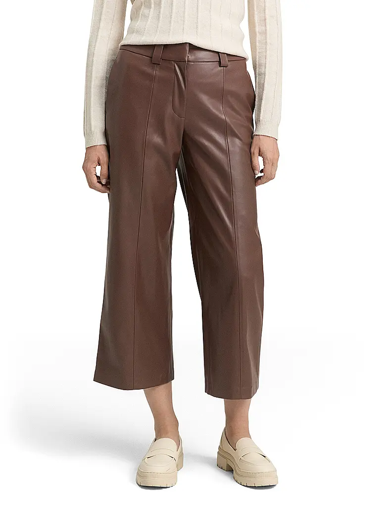 TOM TAILOR | Culotte in Lederoptik | 