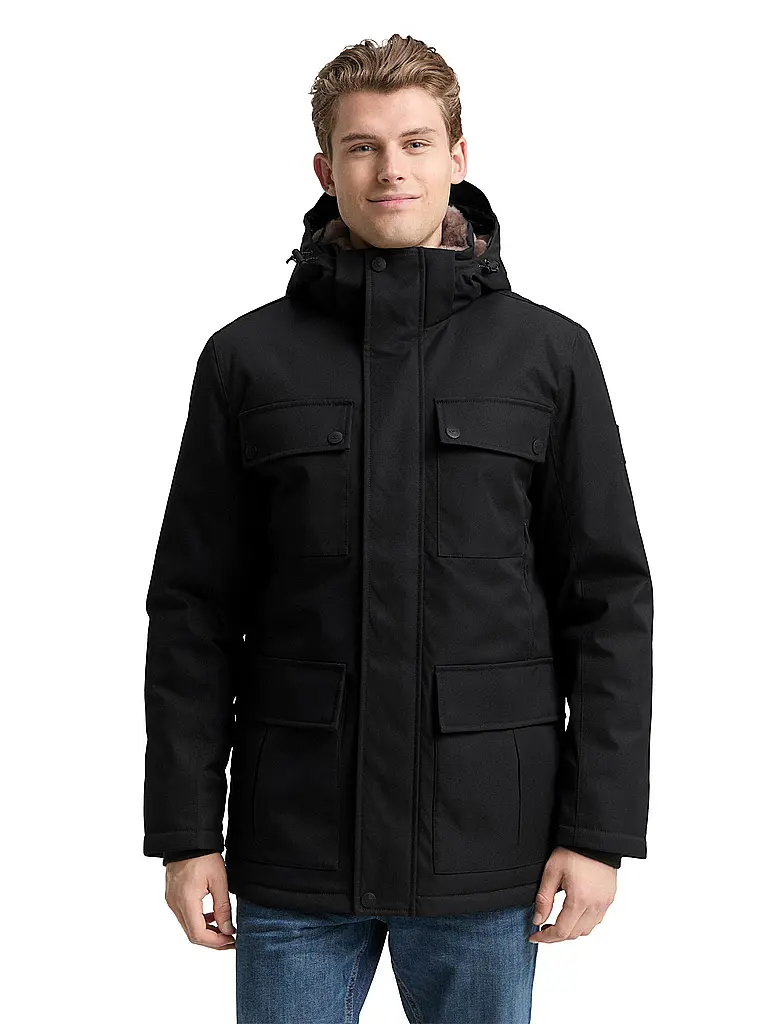 TOM TAILOR | Fieldjacket  | schwarz