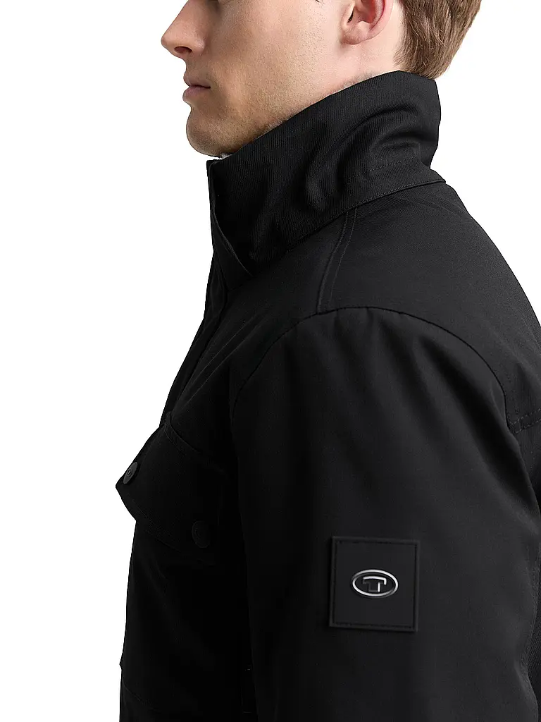 TOM TAILOR | Fieldjacket  | schwarz