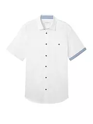 TOM TAILOR | Hemd Regular Fit  | weiss