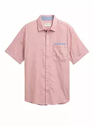 TOM TAILOR | Hemd Regular Fit  | rot