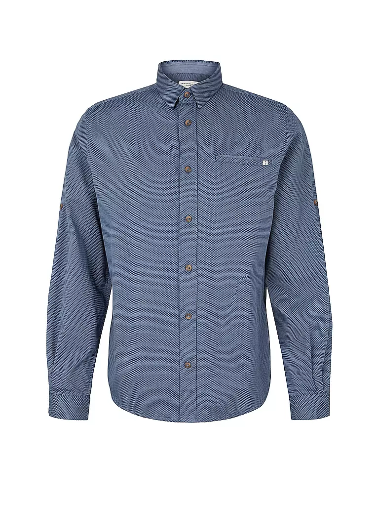 TOM TAILOR | Hemd Regular Fit  | blau