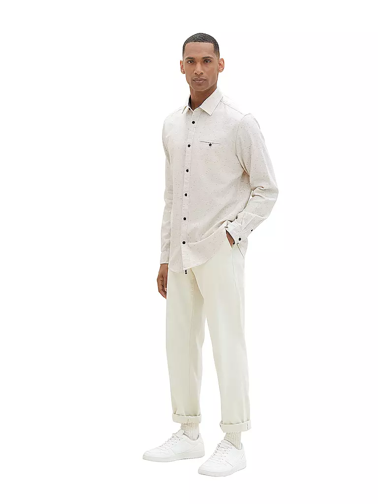 TOM TAILOR | Hemd Regular Fit | weiss