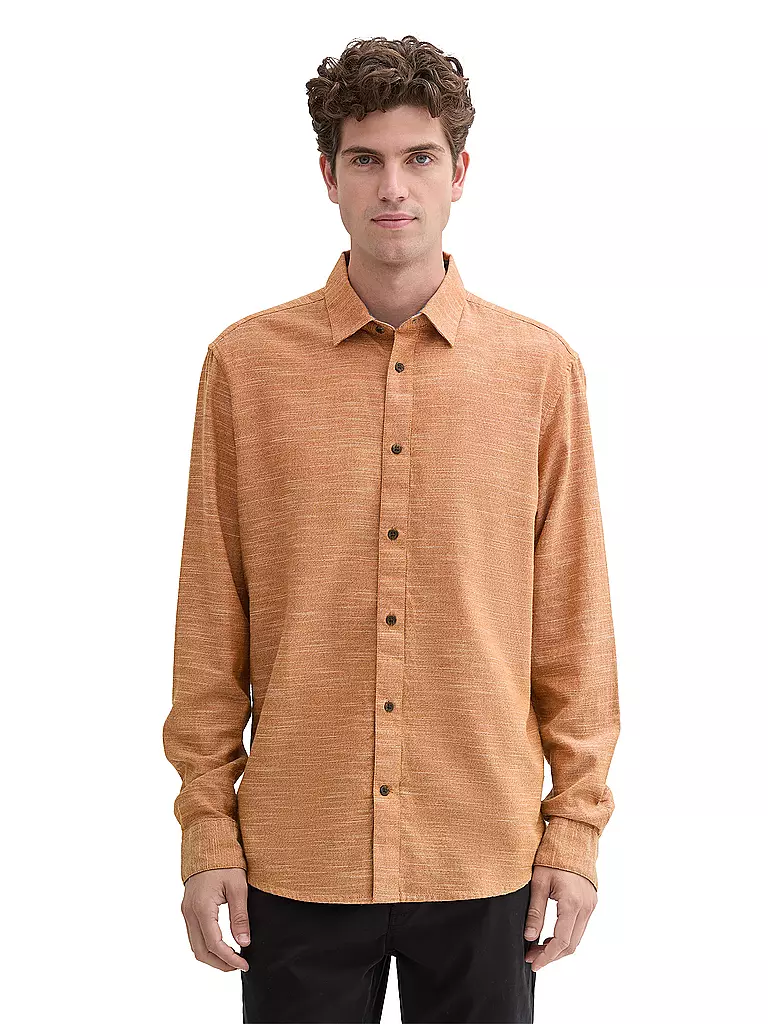 TOM TAILOR | Hemd Regular Fit | orange