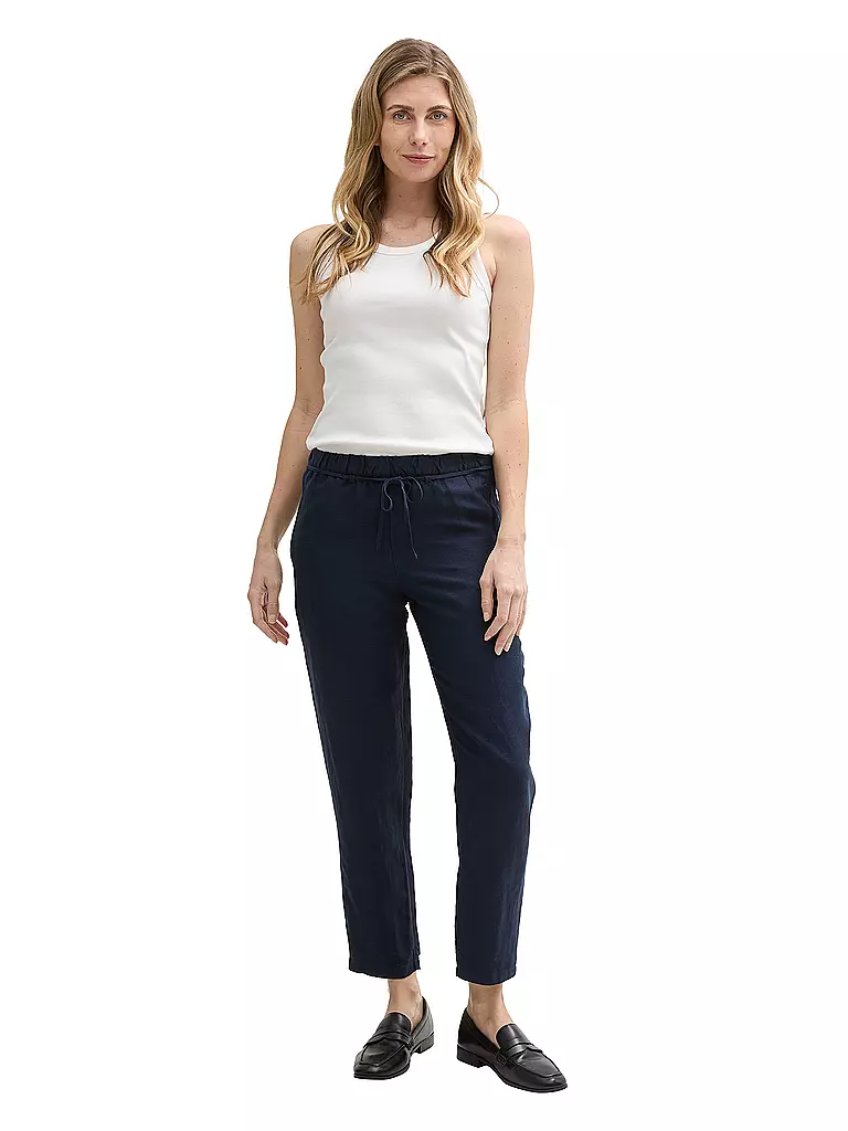TOM TAILOR | Hose Jogging Fit  | dunkelblau