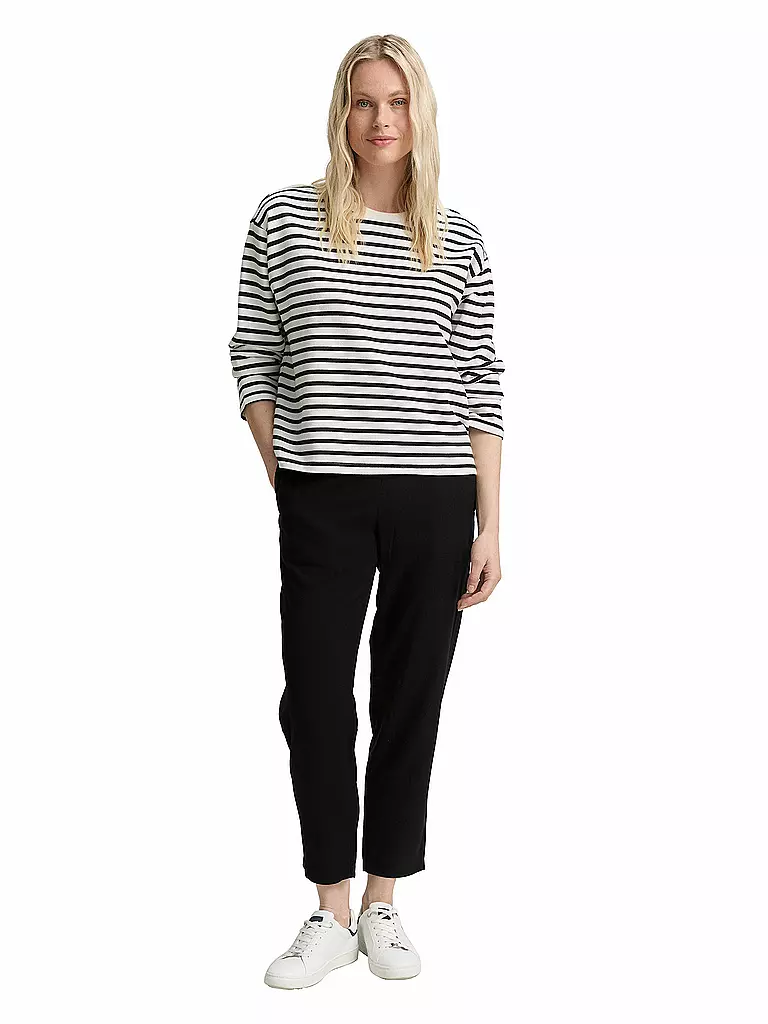 TOM TAILOR | Hose Jogging Fit  | schwarz