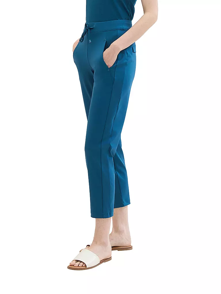 TOM TAILOR | Hose Jogging Fit 7/8 | blau