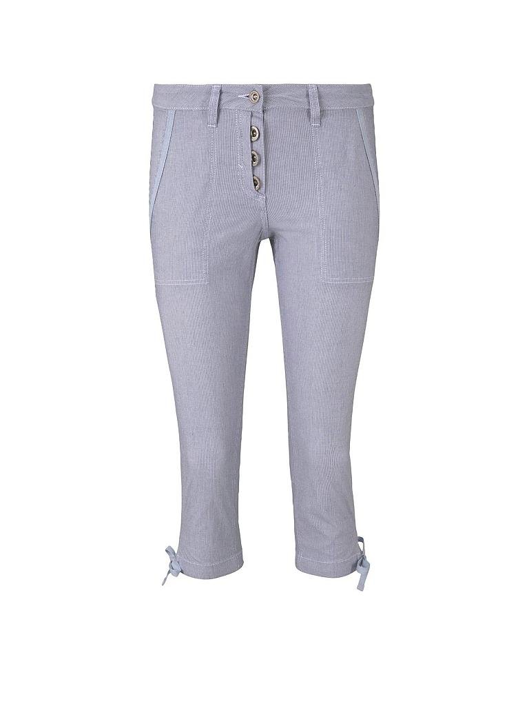 TOM TAILOR Damen Capri Hose – Tapered Relaxed Fit, Aus Weicher Baumwolle Mit Stretch, Verschiedene Anlässe