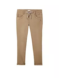 TOM TAILOR | Hose Tapered Relaxed Fit | camel