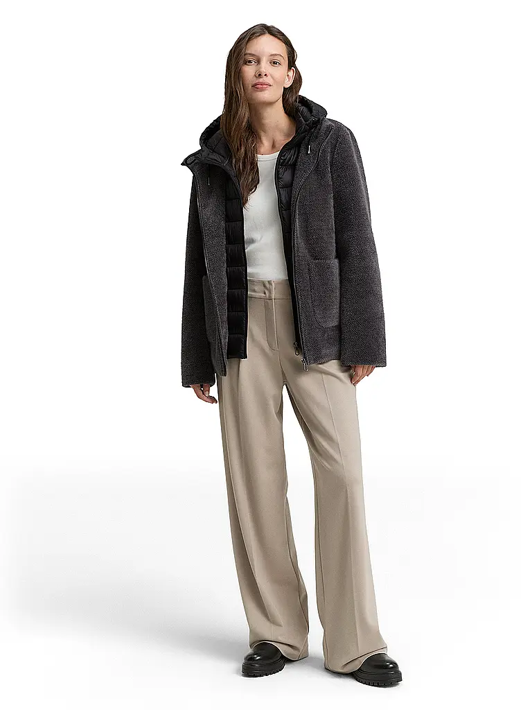 TOM TAILOR | Hybrid Steppjacke | grau