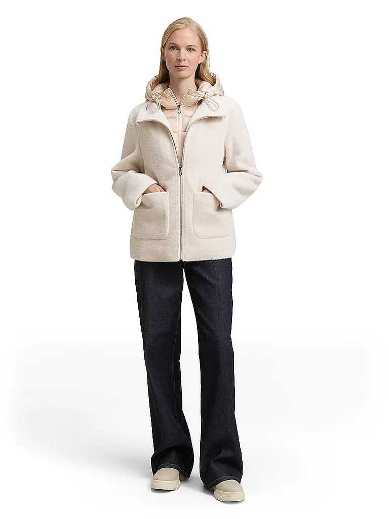 TOM TAILOR | Hybrid Steppjacke | Beige