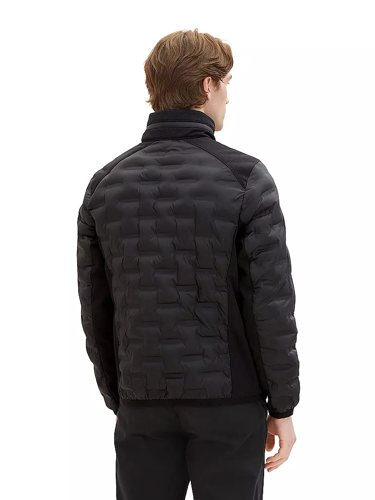 TOM TAILOR | Hybridjacke | schwarz
