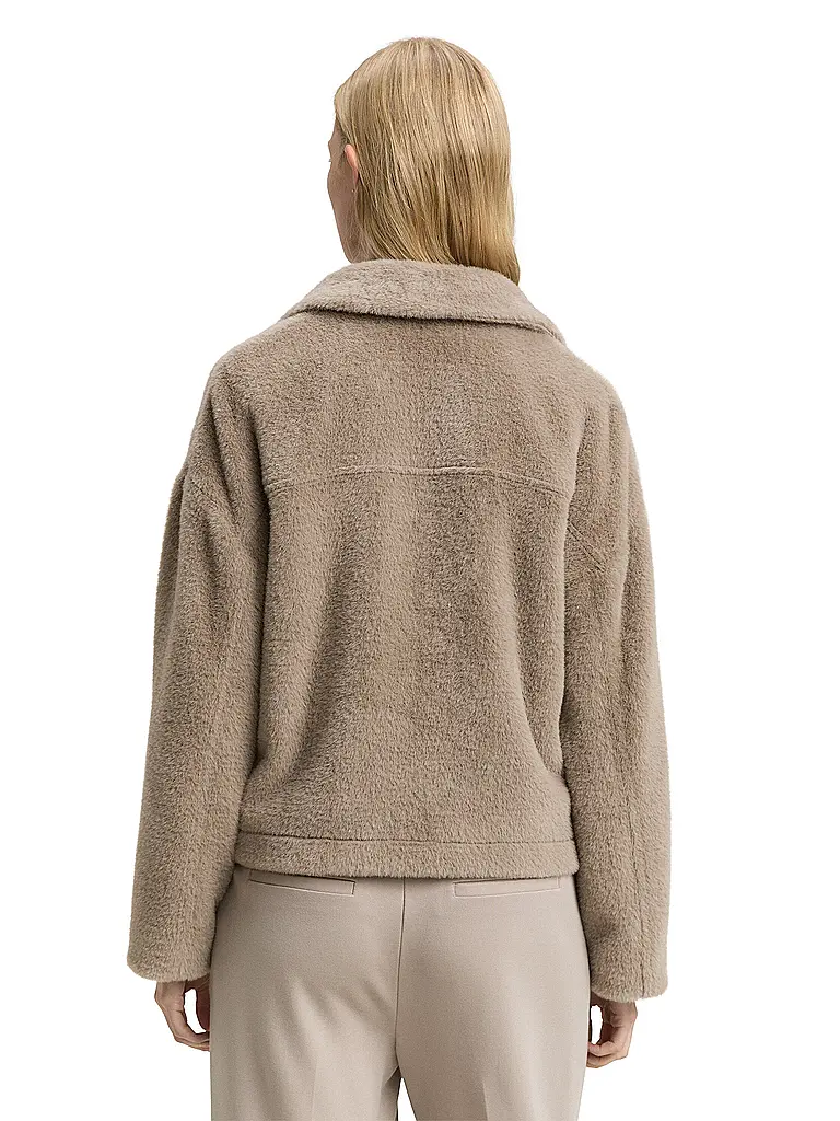 TOM TAILOR | Jacke in Felloptik | 