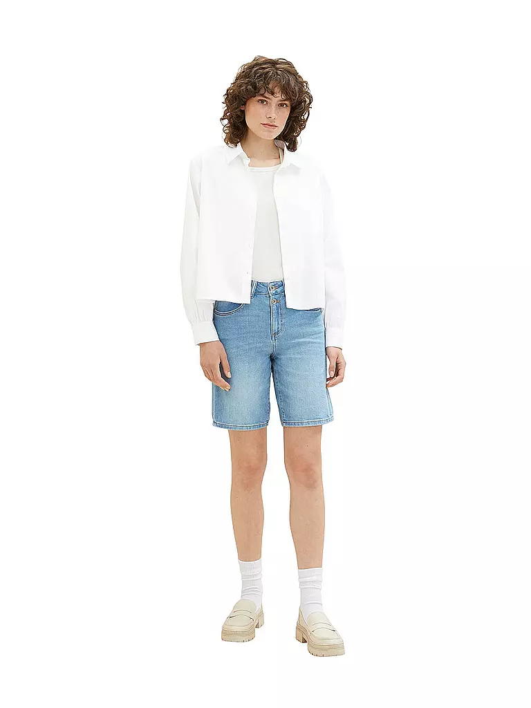 TOM TAILOR | Jeans Shorts | hellblau