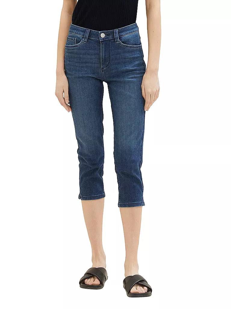 TOM TAILOR | Jeans Slim Fit 3/4 KATE | dunkelblau