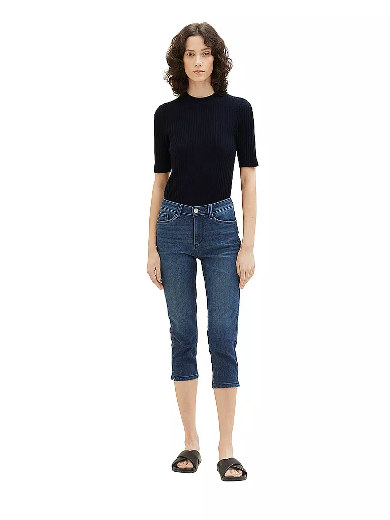 TOM TAILOR | Jeans Slim Fit 3/4 KATE | dunkelblau