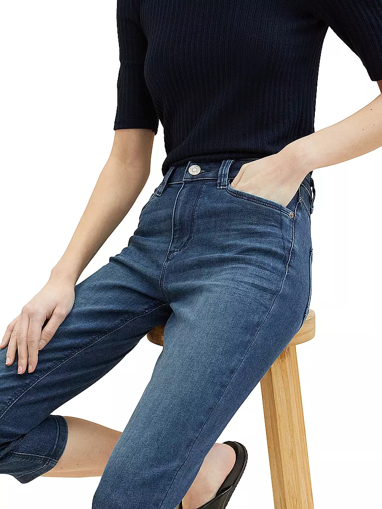 TOM TAILOR | Jeans Slim Fit 3/4 KATE | dunkelblau