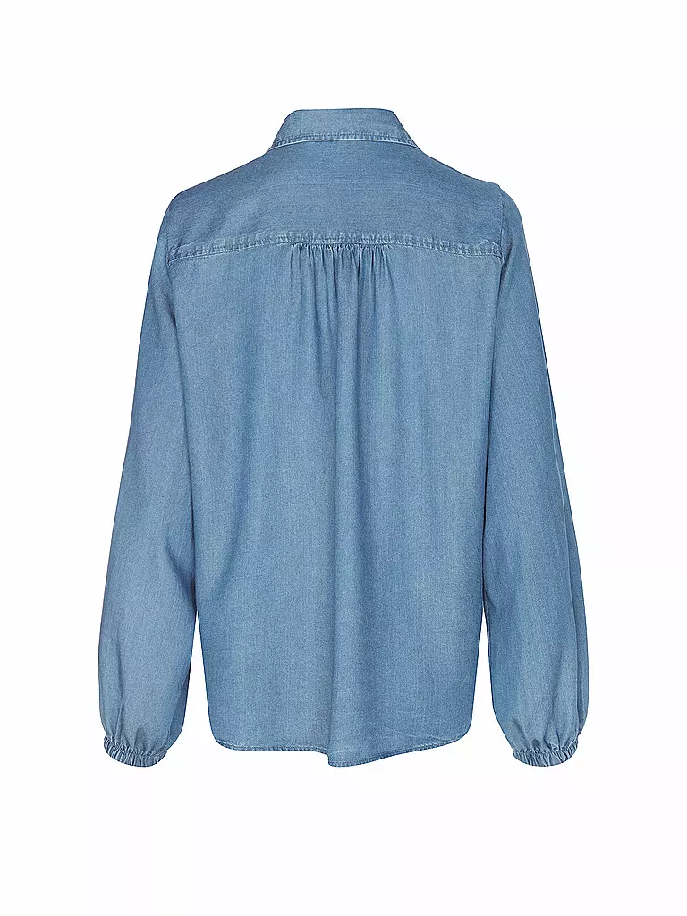 TOM TAILOR | Jeansbluse  | blau