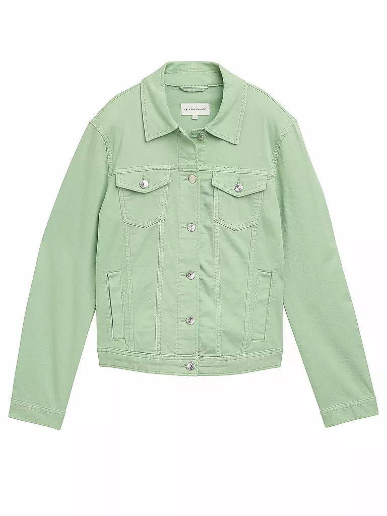 TOM TAILOR | Jeansjacke  | hellgrün